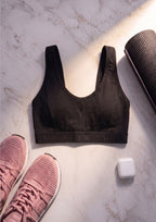 Softline Women's Non Padded Wire Free Sports Bra in 100% Cotton Fabric with Full Cup Coverage, Broad Underband,Double Layered Cups, and Slip On Design (1064)