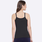 Softline Women's Camisole in 100% Cotton Stretch with High Stretchability, Slim Shoulder Straps, and Snug Fit