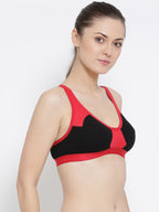 Softline Women's Soft Non Padded Wire free Bra in 100% Cotton Fabric with an Easy Slip-On Style