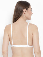 Softline Women's Non Padded Wire Free Bra in Cotton Poly Fabric with Elastic Straps and Hook Closure (B Cup)