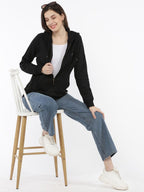Softline SL3001 Women's Plain Hoodie with Zip Pack Of 1