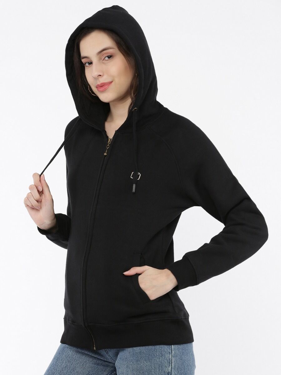 Softline SL3001 Women's Plain Hoodie with Zip Pack Of 1