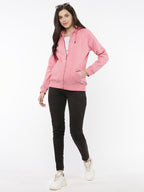 Softline SL3001 Women's Plain Hoodie with Zip Pack Of 1