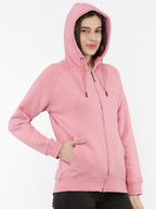 Softline SL3001 Women's Plain Hoodie with Zip Pack Of 1