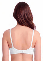 Softline Women's Non Padded Wire Free T-shirt Bra in Cotton Poly Fabric with Elastic Straps, Double Layered Moulded Cups, and Hook Closure (2054)