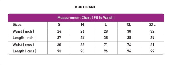 Kurti Pants