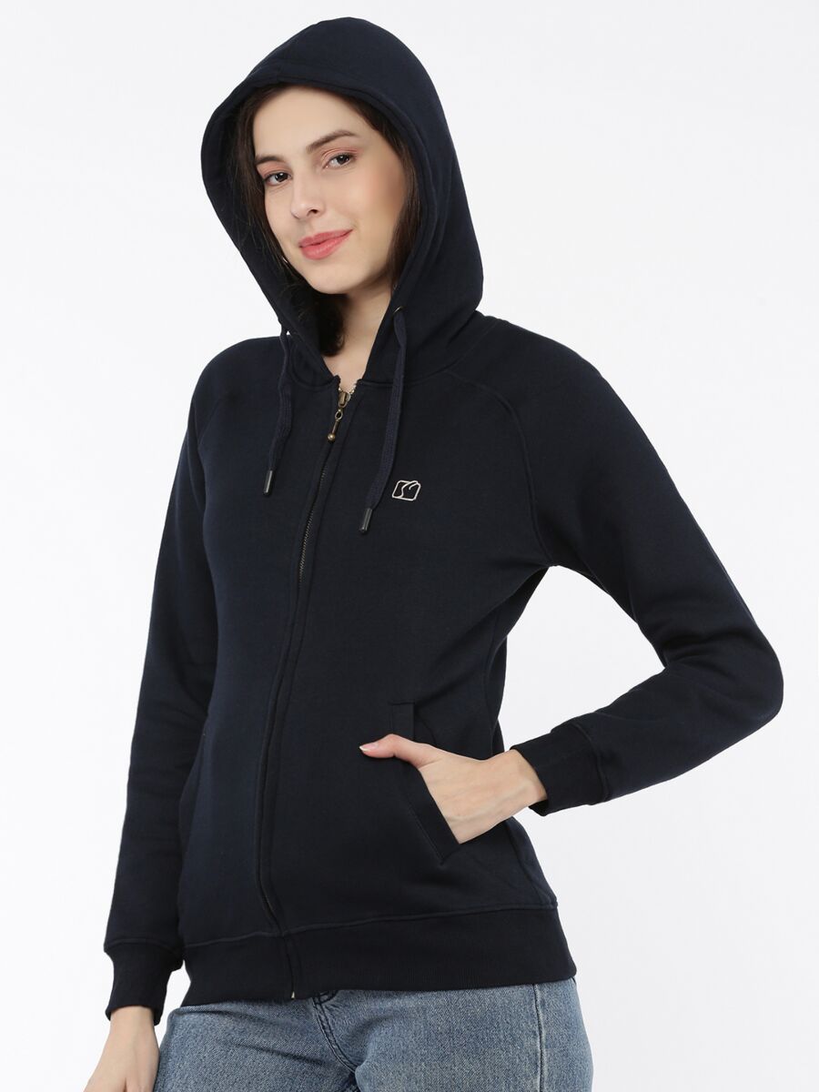 Softline SL3001 Women's Plain Hoodie with Zip Pack Of 1
