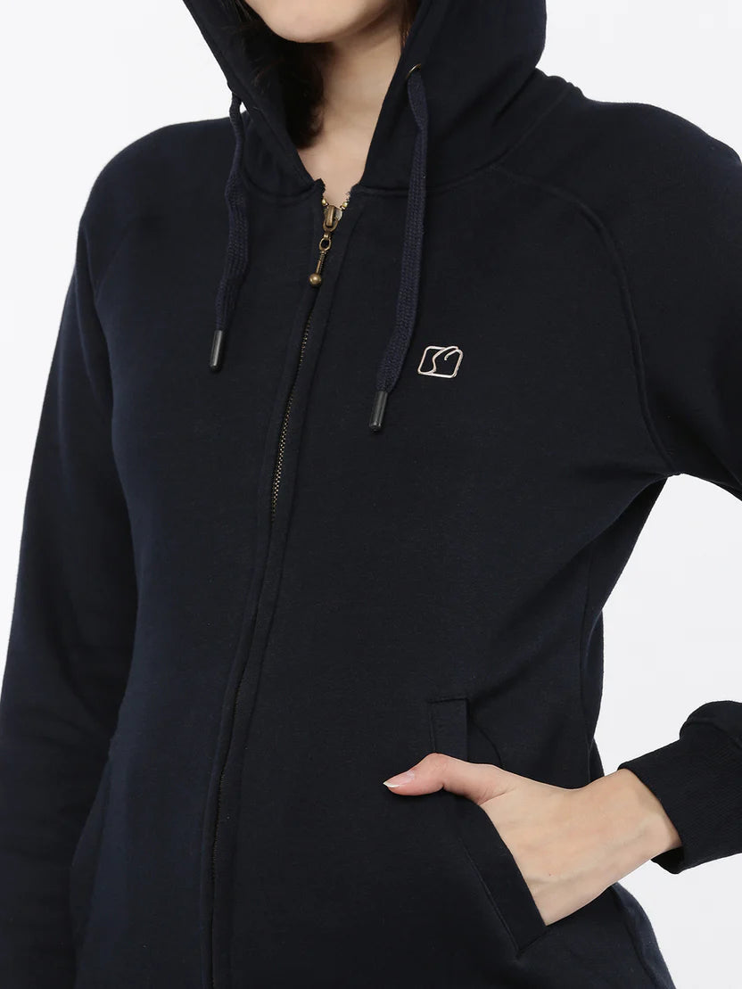 Softline SL3001 Women's Plain Hoodie with Zip Pack Of 1