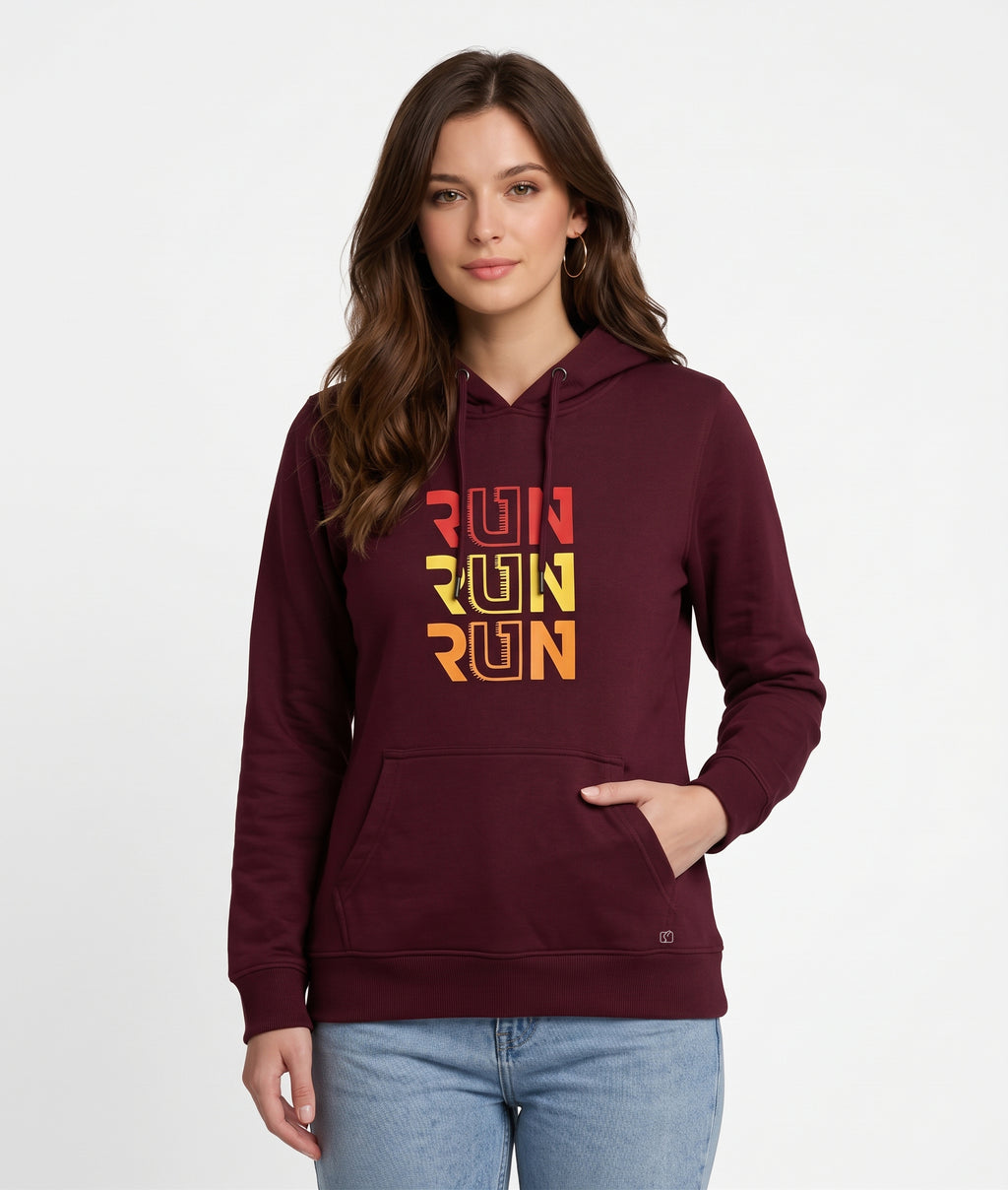 Softline SL3003 Women's Printed Hoodie Pack Of 1