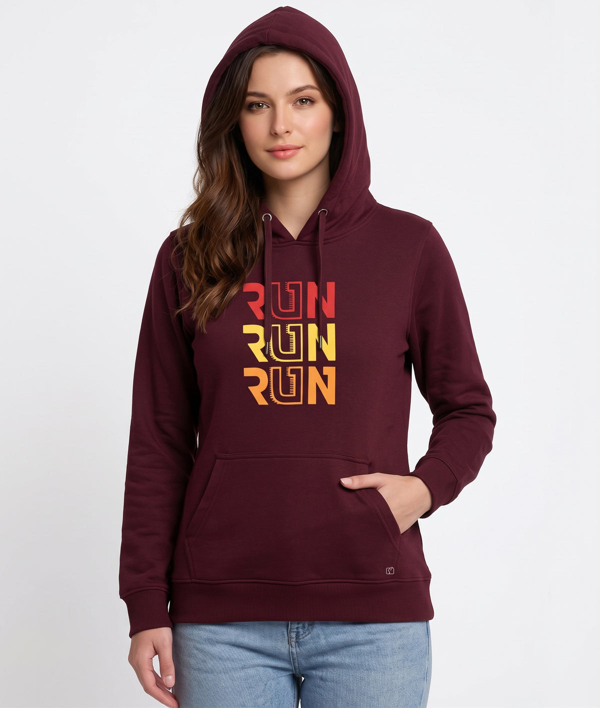 Softline SL3003 Women's Printed Hoodie Pack Of 1