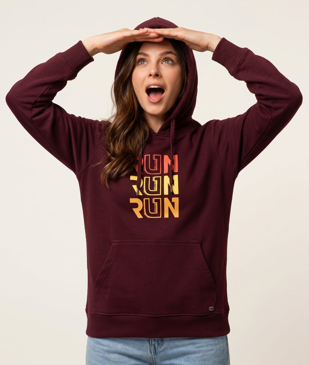 Softline SL3003 Women's Printed Hoodie Pack Of 1