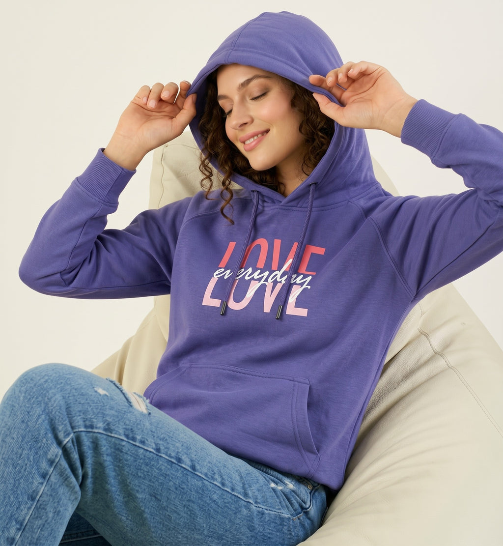 Softline SL3003 Women's Printed Hoodie Pack Of 1