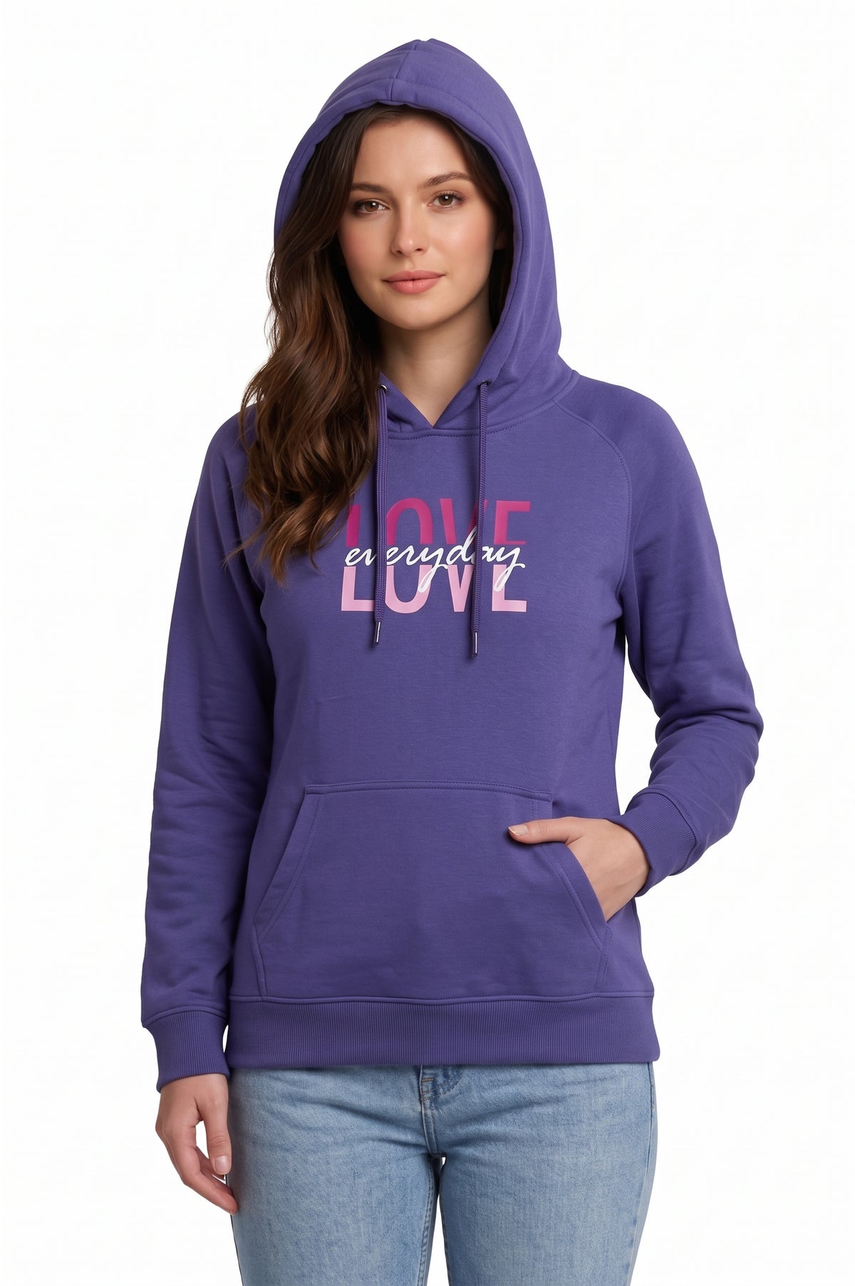 Softline SL3003 Women's Printed Hoodie Pack Of 1