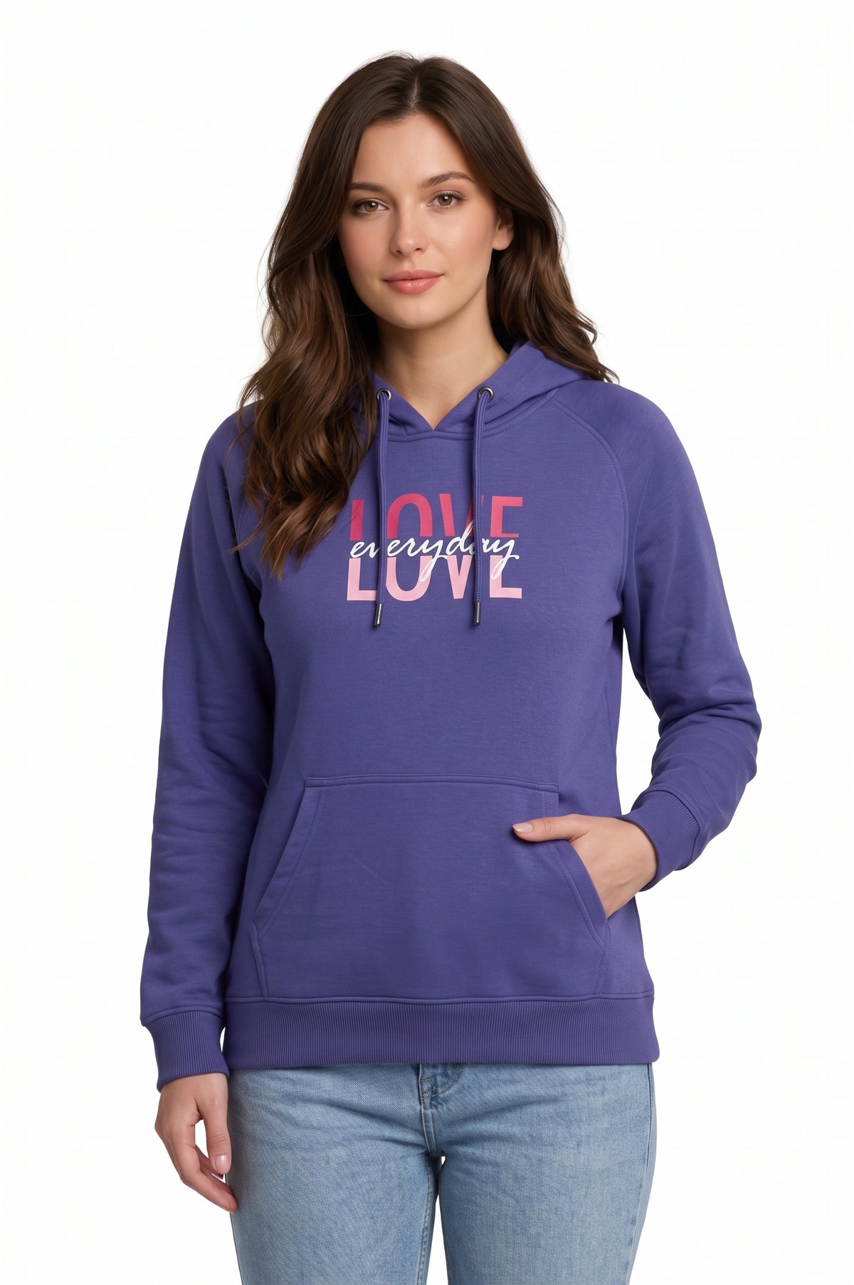 Softline SL3003 Women's Printed Hoodie Pack Of 1