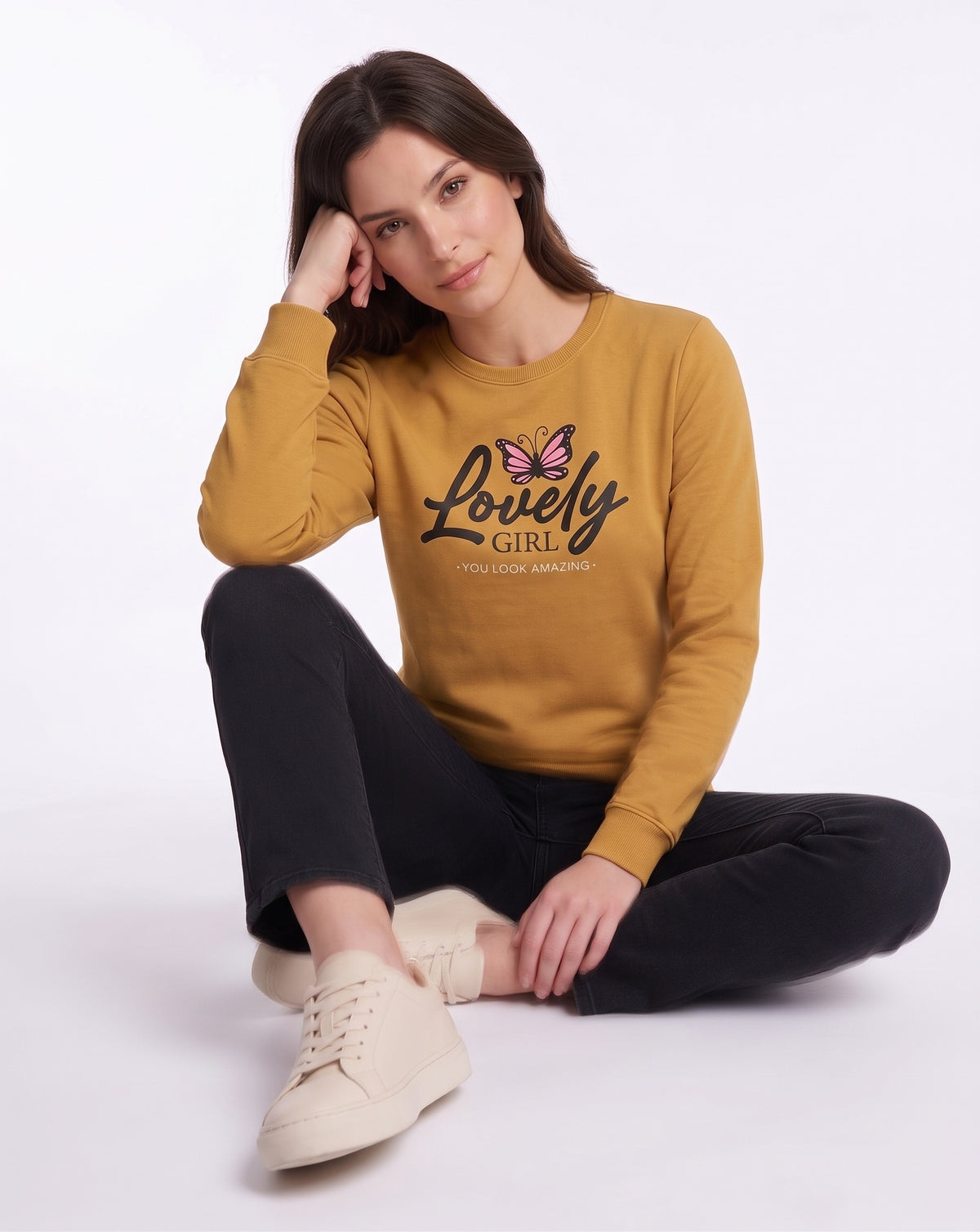 Softline SL3007 Women's Printed Sweatshirt Pack Of 1