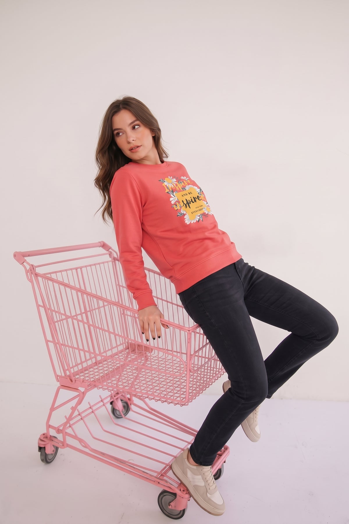 Softline SL3007 Women's Printed Sweatshirt Pack Of 1