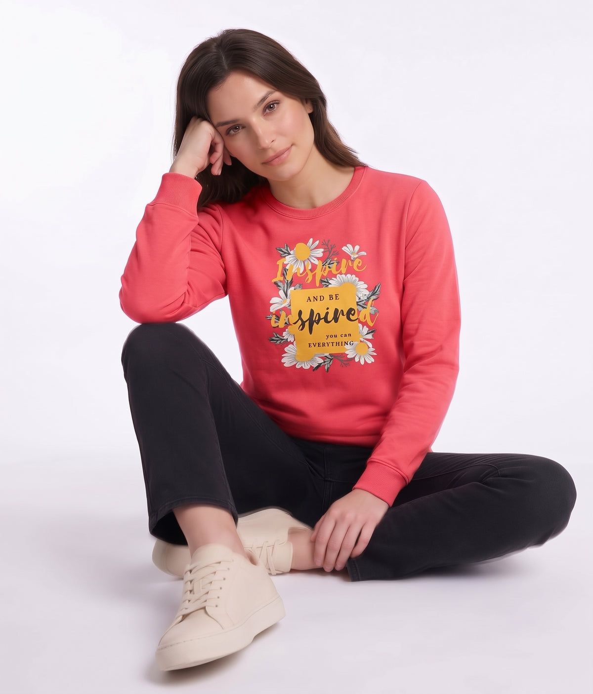 Softline SL3007 Women's Printed Sweatshirt Pack Of 1