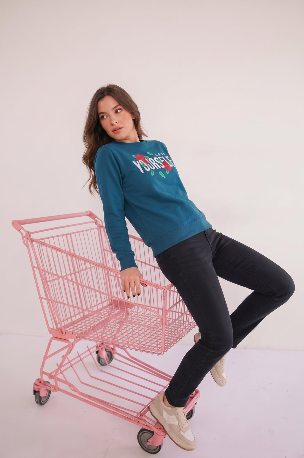 Softline SL3007 Women's Printed Sweatshirt Pack Of 1