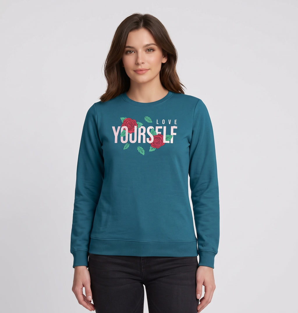 Softline SL3007 Women's Printed Sweatshirt Pack Of 1