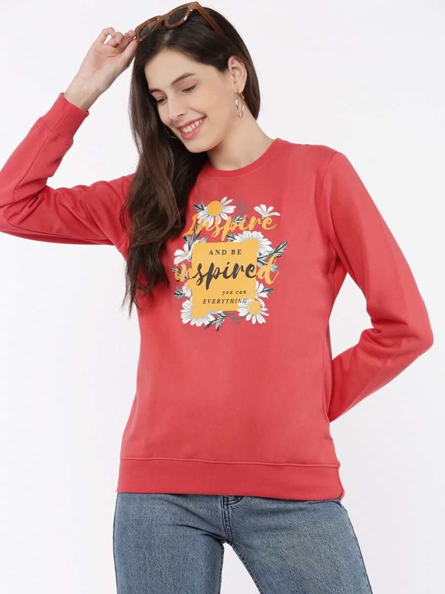 Softline SL3007 Women's Printed Sweatshirt Pack Of 1