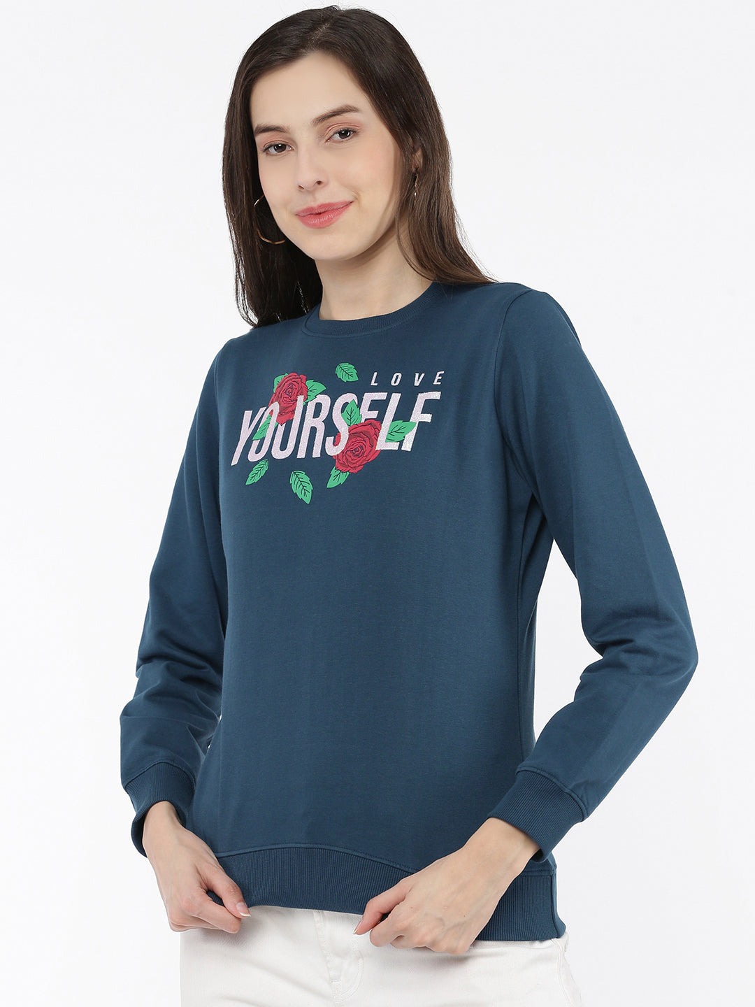 Softline SL3007 Women's Printed Sweatshirt Pack Of 1