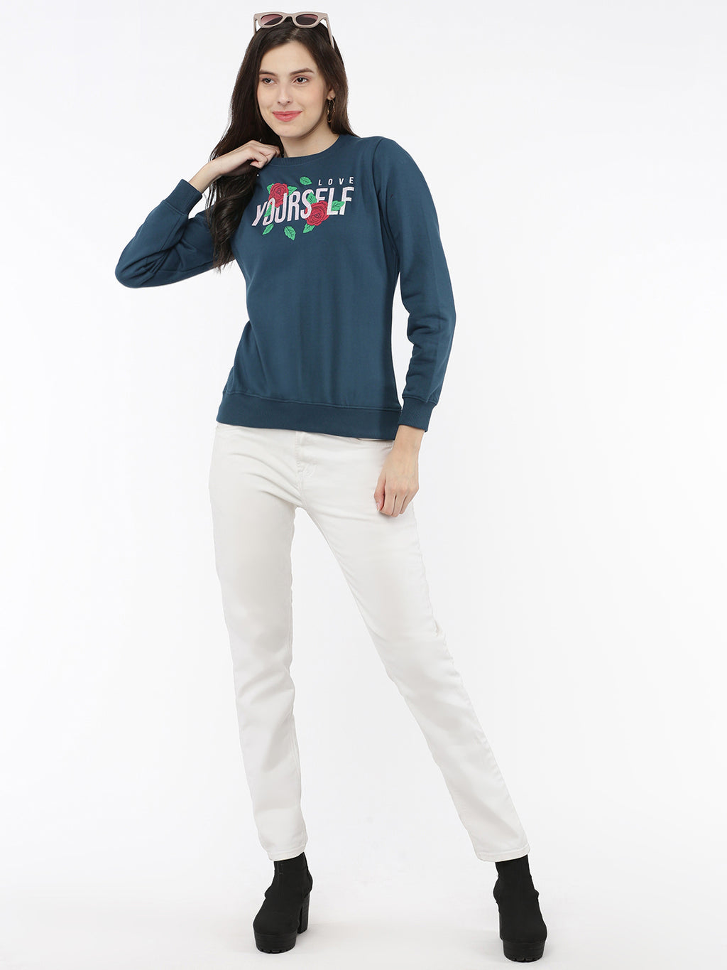 Softline SL3007 Women's Printed Sweatshirt Pack Of 1