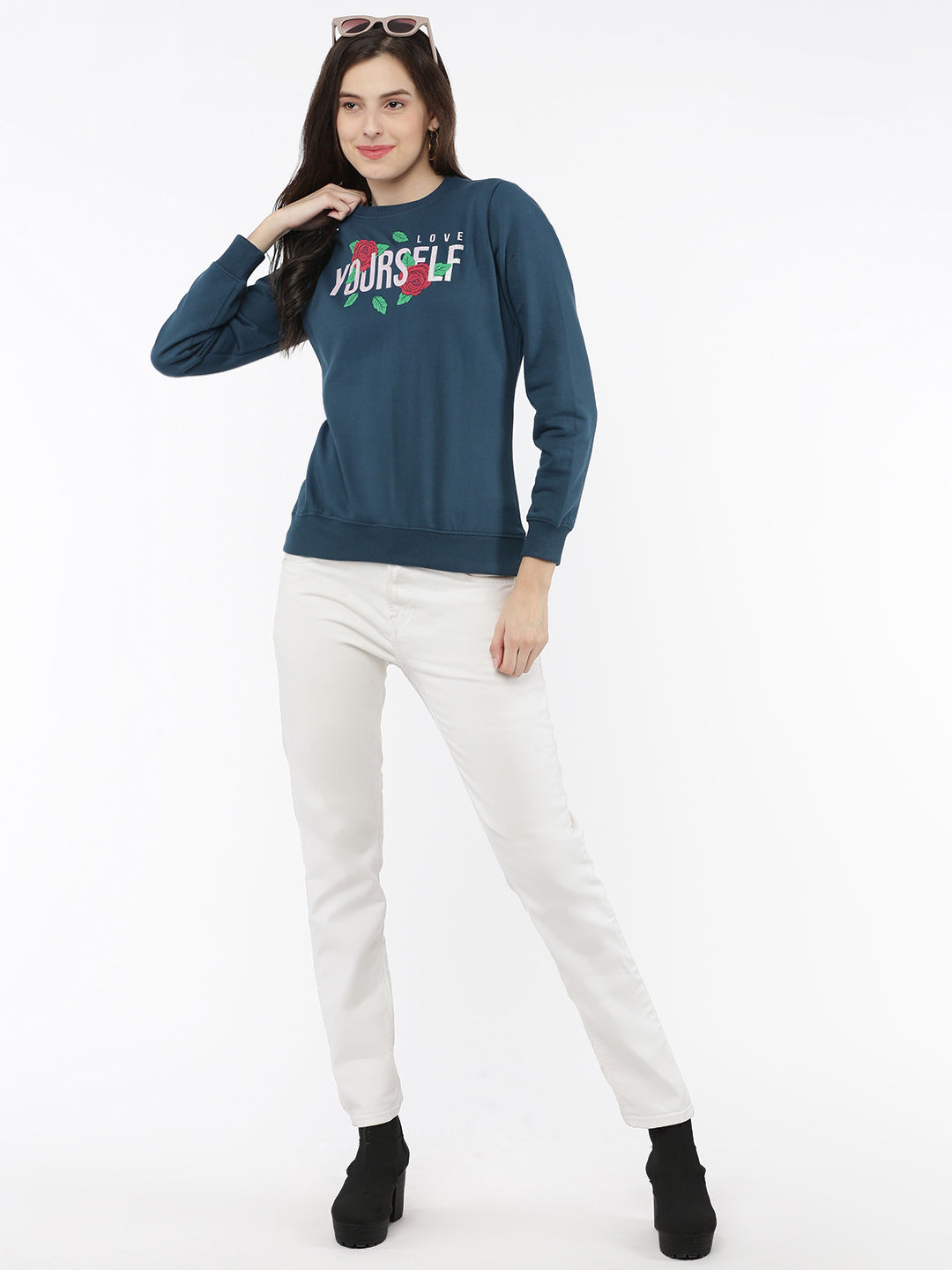 Softline SL3007 Women's Printed Sweatshirt Pack Of 1