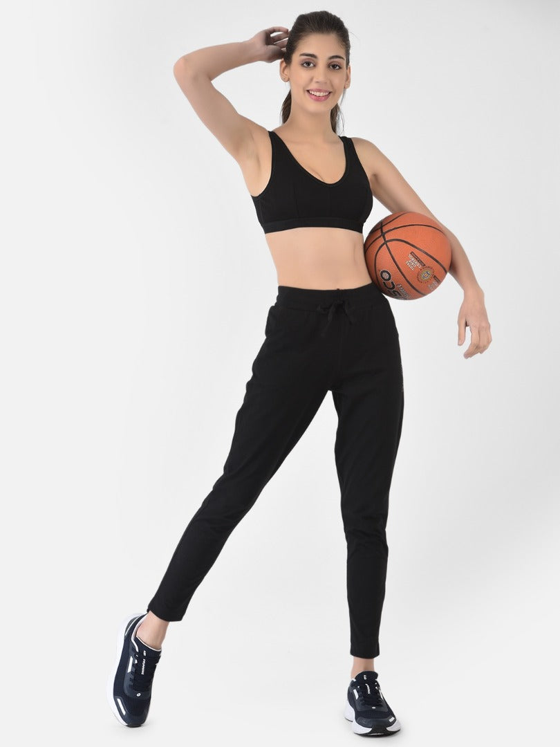 Softline Women's Non Padded Wire Free Sports Bra in 100% Cotton Fabric with Full Cup Coverage, Broad Underband,Double Layered Cups, and Slip On Design (1064)