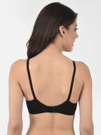 Softline Women's Non Padded Wire Free Bra in Cotton Poly Fabric with Elastic Straps and Hook Closure (1051)