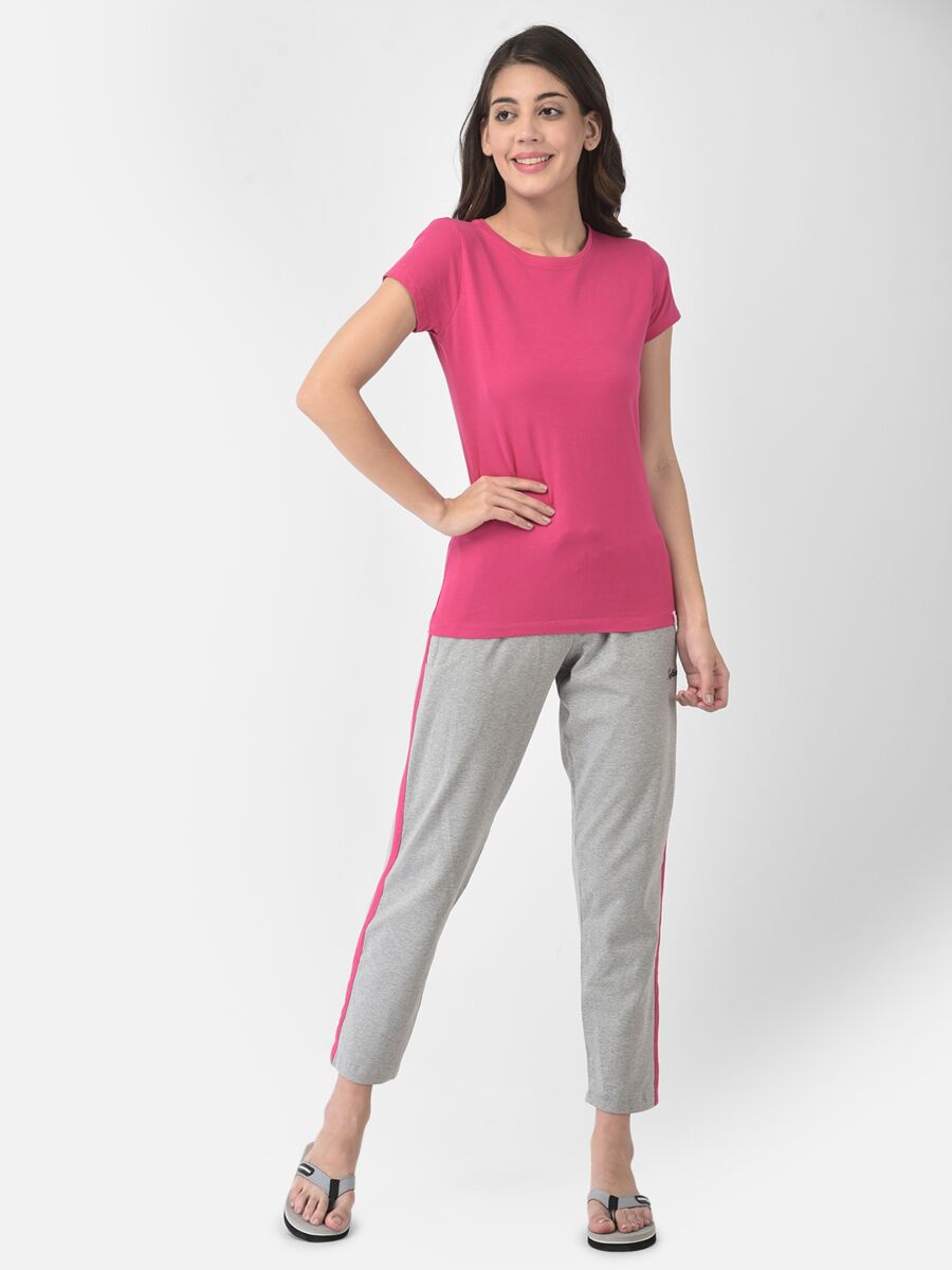 Softline Round Neck Stretch Women's Tees | 95% cotton and 5% spandex | Comfortable and Trendy