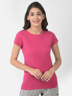 Softline Round Neck Stretch Women's Tees | 95% cotton and 5% spandex | Comfortable and Trendy