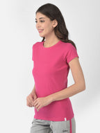 Softline Round Neck Stretch Women's Tees | 95% cotton and 5% spandex | Comfortable and Trendy