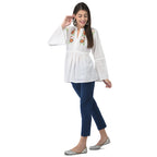 Softline Women's Kurti Pants in Cotton Rich Fabric with Mid Rise Fit, 4 Way-Stretchability, Soft Elastic Waistband, and Quick Dry Properties