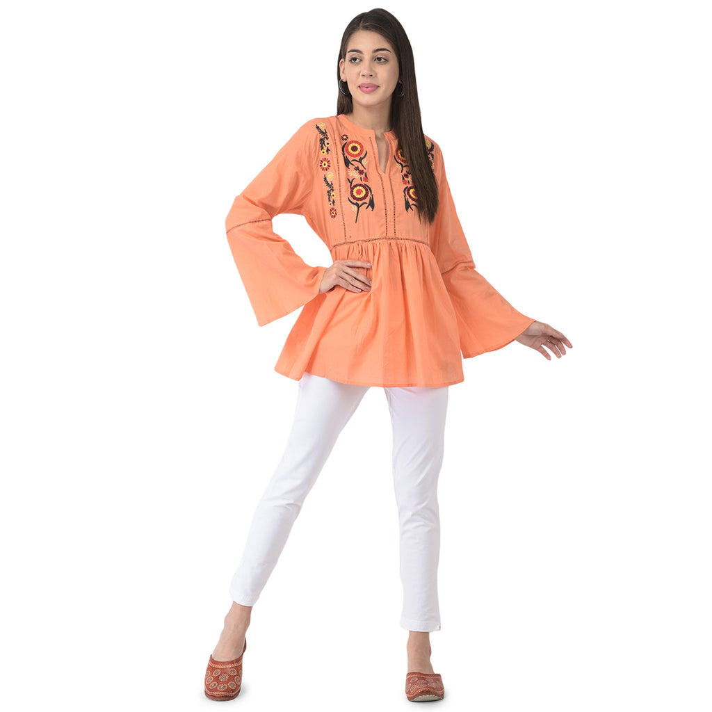 Softline Women's Kurti Pants in Cotton Rich Fabric with Mid Rise Fit, 4 Way-Stretchability, Soft Elastic Waistband, and Quick Dry Properties