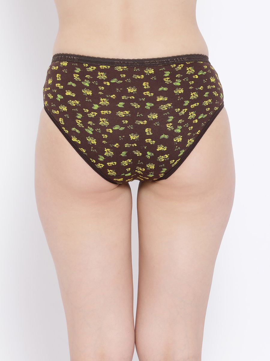 Softline 102 Printed Regular Outer Elastic Panty Assorted Colour Pack Of 1