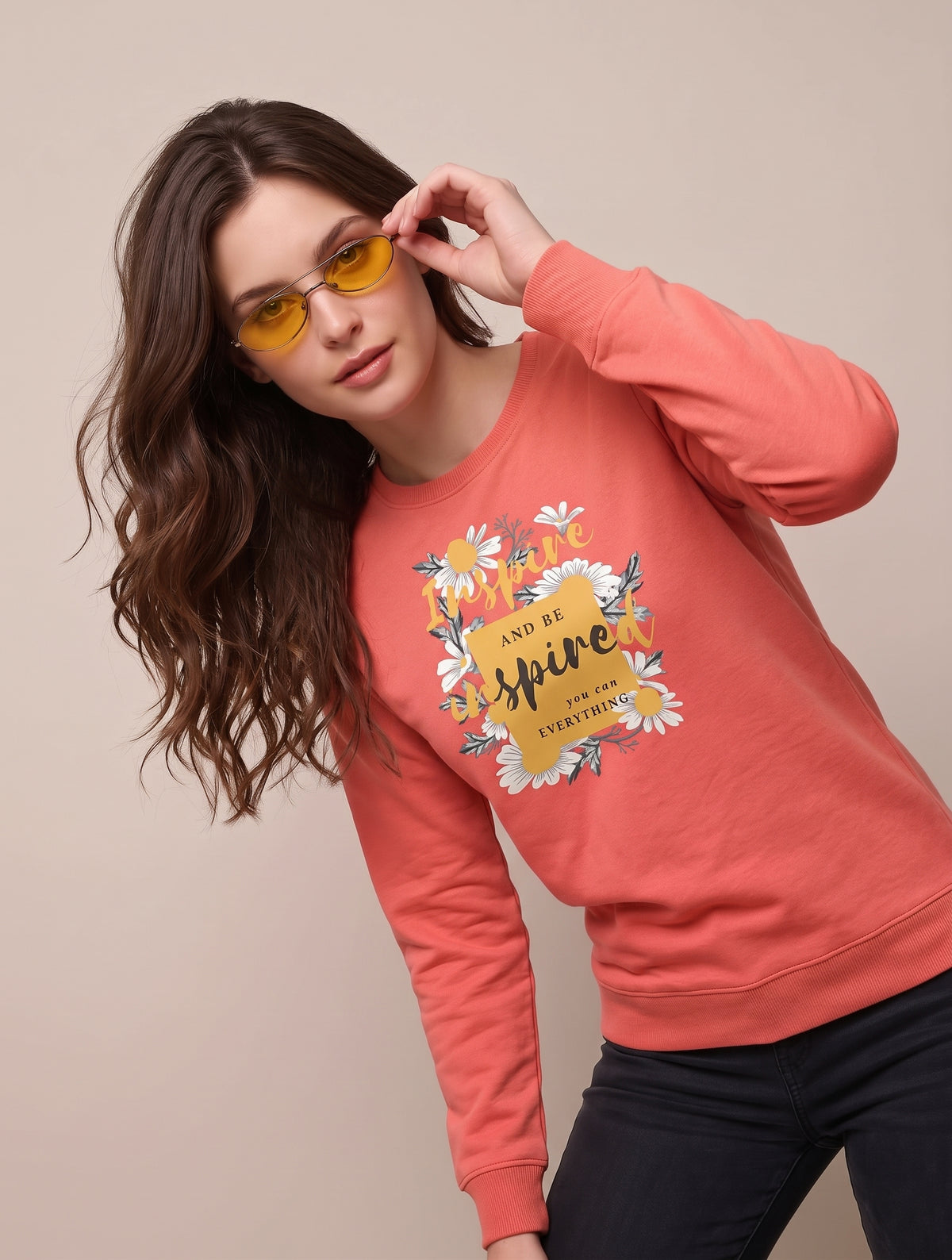 Softline SL3007 Women's Printed Sweatshirt Pack Of 1
