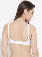 Softline Women's Non Padded Wire Free Bra in 100% Cotton Fabric with Elastic Straps and Hook Closure