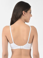 Softline Women's Non Padded Wire Free T-Shirt Bra in Cotton Stretch Fabric with Elastic Straps, Full Cup design, and Hook Closure (2056)