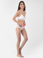 Softline Women's Padded Wire Free T-Shirt Bra in Cotton Stretch Fabric with Elastic Straps, Full Cup design, and Hook Closure (2058)