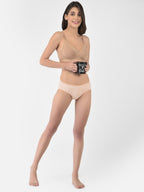 Softline Women's Non Padded Wire Free Bra in Cotton Stretch Fabric with Elastic Straps, Full Cup design, and Hook Closure (2055)
