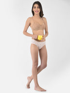 Softline Women's Padded Wired T-Shirt Bra in Cotton Stretch Fabric with Elastic Straps, Full Cup design, and Hook Closure (2060)