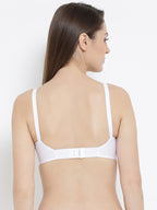 Softline Karuna Double-Hook Delight Regular Cotton Bra White Pack Of 1
