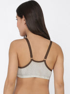 Softline Women's Non Padded Wire Free Bra in Nylon Spandex Fabric With Slip on Style and No Hook Closure
