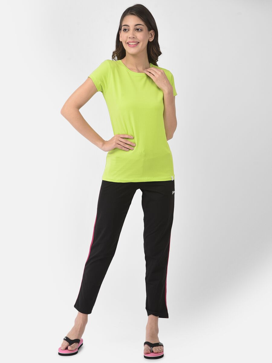 Softline Round Neck Stretch Women's Tees | 95% cotton and 5% spandex | Comfortable and Trendy