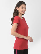 Softline Round Neck Stretch Women's Tees | 95% cotton and 5% spandex | Comfortable and Trendy