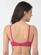 Softline Women's Non Padded Wire Free Bra in Cotton Poly Fabric with Elastic Straps and Hook Closure (1051)