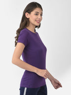 Softline Round Neck Stretch Women's Tees | 95% cotton and 5% spandex | Comfortable and Trendy