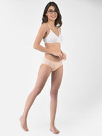 Softline Women's Non Padded Wire Free T-shirt Bra in Cotton Poly Fabric with Elastic Straps, Double Layered Moulded Cups, and Hook Closure (2054)