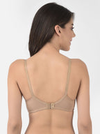 Softline Women's Non Padded Wire Free Bra in Cotton Poly Fabric with Elastic Straps and Hook Closure (1051)