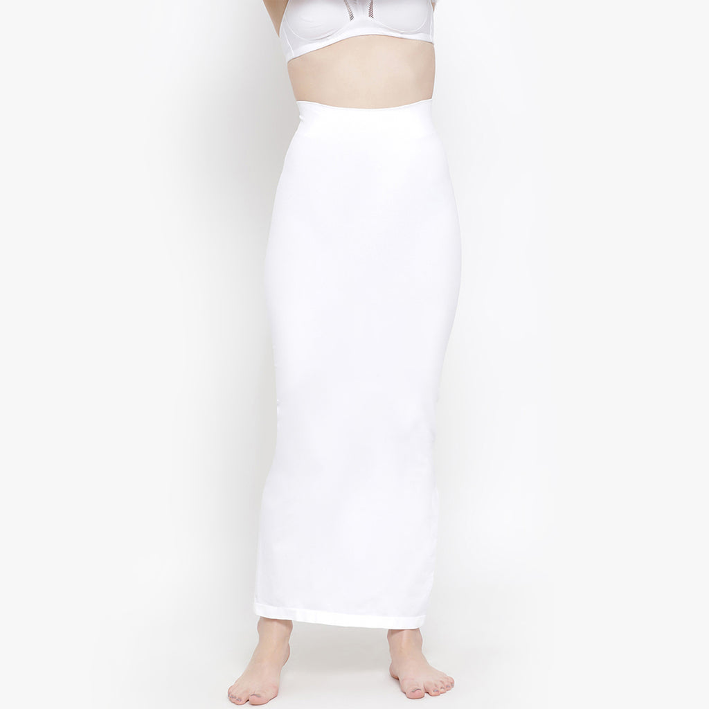 Softline Women's Saree Shapewear in polyamide and Elastane Fabric with an Elastic Waistband and Compressed Thigh Design